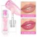Magic Color Changing Moisturizing Lip Glow Oil Shimmer Liquid Lipstick Hydrating Jelly Lip Gloss Lip Balm Glitter Lip Tint Lip Glaze Lip Oil (# Color 01) - Buy Online on GoSupps.com