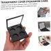 Baluue 5pcs Eye Shadow Blank Empty Cosmetic Eyeshadow Packing Plates Eyeshadow Powder Plate Black As 8.00X7.00X1.30CM Black - Buy Online on GoSupps.com