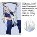 Divided Leg Sling for Elderly Disabled Patient Lift Slings Full Body Patient Lift Sling with Head Support Shower Sling Transfer Lift Sling for Bariatric and Disabled 507lb Weight Capacity Green L Green Large - Buy Online on GoSupps.com