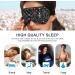 Buy Halloween Skeleton Sleep Mask - Light Blocking Eye Mask for Sleep Travel & Naps | Adjustable Soft Blindfold for Men & Women - Buy Online on GoSupps.com