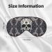 Skull Yoga Flower Double-Sided Sleep Eye Mask | Adjustable Soft Blindfold for Light Blocking - Buy Online on GoSupps.com