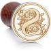 Mceal Wax Seal Stamp  Large Seal 1 1/5(30mm) Dia  Silver Brass Head with Wooden Handle  Regal Letter A to Z Series (Letter S) - Buy Online on GoSupps.com