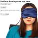 USB Heated Eye Mask 3 Speeds Adjustment Portable Electric Warm Eye Compress for Relief of Dry Eyes Blepharitis Treatment Eye Strain Styes Eye - Buy Online on GoSupps.com