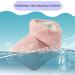 Jacekee Heated Foot Warmers - Comfortable Thick Slippers for Home & Work | Perfect Winter Gift for Dads - Pink - Buy Online on GoSupps.com