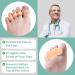 Welnove Hammertoe Corrector Gel Toe Straighteners - 8 Pcs Firm Support Pads for Bent Crooked & Hammer Toes - Cushioned Relief in Beige - Buy Online on GoSupps.com
