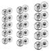 120 Sets 3 Sizes Sew Snap Buttons Metal Snap Fastener Buttons Press Button for Sewing Clothing Silvery (8mm 10mm 13mm) 8mm-10mm-13mm 120sets