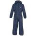 Trespass Children s Unisex Button Rain Suit 7-8 Years Navy
