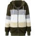 Hanxiulin Women's Fleece Plush Jacket - Warm Zipper Wool Coat Fluffy Autumn Outerwear Elegant Winter Trench in 5XL B-Army Green - Buy Online on GoSupps.com