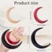 WEBEEDY 3-Color Hand Carved Crescent Moon Hair Fork for Women Wood Moon Hairpin Barrette Hair Stick Hair Comb Thick Hair Styling Accessories (Red Black Log Color) - Buy Online on GoSupps.com