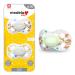 Medela Baby Pacifier | Night - Glow in The Dark | 6-18 Months | 2-Count | Lightweight | BPA-Free | Foxes and Moon with Stars