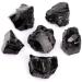 Natural Crystal Rough 50g Natural Clear Quartz Crystal Rock Chips Specimen Collection Natural Mixing Fish Tank (Color : Obsidian Size : 2-4 cm)