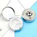 Travel Pill Box - I Love Soccer 3 Compartment Portable Pill Organizer for Purse & Pocket - Buy Online on GoSupps.com