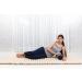 Leewadee Pilates Roll Yoga Bolster Cushion - Eco-Friendly Organic Kapok - Blue - Buy Online on GoSupps.com