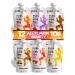 Fuel For Fire - Variety Pack with All 6 Flavors (12 Pack) Fruit & Protein Smoothie Squeeze Pouch |Gluten Free, Soy Free, Kosher (4.5 ounce pouches) Variety-All Whey Flavors 4.5 Ounce (Pack of 12)