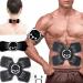 Jenylu ems abdominal muscle trainer neck massage device EMS training device massage device neck shoulder electrical massage of deep tissue electrostimulators for neck back shoulder legs 2PCs