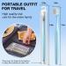 Extra Soft Bristle Toothbrushes - 10000 Nano Bristles Travel Case Included 4 Pack for Adults | Flossing & Comfort - Buy Online on GoSupps.com