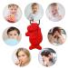 Buy Cute Dinosaur Sensory Chewing Chains | Portable Silicone Bite Chain for Kids | Red Oral Engine Chewing Toy - Buy Online on GoSupps.com