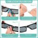 50 Pcs Eyeglasses Retainers Set with Nose Pads, Ear Grips, Hooks, and Temple Tips for Repair - Transparent - Buy Online on GoSupps.com