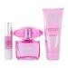 Versace 3 Piece Bright Crystal Absolu Gift Set Eau de Parfum Spray for Women 1 Count (Pack of 1) - Buy Online on GoSupps.com