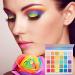 Colorful Eyeshadow Palette | Professional Matte Makeup Pallet 30-Color Highly Pigmented Powder Bright Vibrant Colors Shades Cosmetics Dtt - Buy Online on GoSupps.com