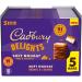 Cadbury Delights Soft Nougat Orange and Caramel Bars 5 x 22g (Pack of 9)