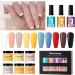 Layhou 6 Colors Dip Powder Nail Kit - Nail Dipping Powder Kit Powder Nails Dipping Powder Set for DIY Salon No LED Nail Lamp Needed Nail Art Manicure with Base Top Coat Activator (Set 5) 05 - Buy Online on GoSupps.com