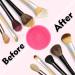 Portable Electric Makeup Brush Cleaner Machine - Automatic Spinner Tool for All Size Brushes - Cleans and Dries Brushes Quickly - Ideal Gift for Women, Girlfriend, Wife, Mom, Daughter (Black) - Buy Online on GoSupps.com