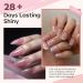 Buy Modelones Poly Gel Set - 6 Colors Jelly Gel Nail Extension Kit | Milky White Sheer Pink Nude | DIY Nail Art for Women - Buy Online on GoSupps.com