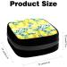 GIAPB Period Bag Sanitary Napkin Storage & Makeup Pouch - Watercolor Lemon Color - Buy Online on GoSupps.com