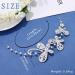 IYOU Crystal Girl Headband Butterfly Silver Headpiece Rhinestone Costume Birthday Communion Hair Piece Accessories for Flower Girls - Buy Online on GoSupps.com