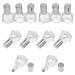 Beaupretty 12pcs Roll Glass Roller Bottle Roll-on Bottles Roller Bottle with Cap Essential Oil Bottle Kit Perfume Bottle Kit Pentastar Roller Bottles Perfume Subpackaging Bottles Silver