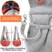 Tomkas Little Dog Cat Summit Travel Bag - Gray M Unadjustable Strap | Outdoor Puppy Carrier - International Shipping Available - Buy Online on GoSupps.com