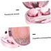 Solustrie Starry Sky Glasses Case & Travel Contact Lens Container Stylish Pink PP Storage Box with Cleaning Kit - Buy Online on GoSupps.com