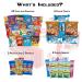 Ultimate Snack Care Package - Perfect for College Students, Finals, Office, 4th of July, Date Night, Deployment, Military & Gifts - Includes 3lbs of Chips, Cookies & Candy! (40 Count) - Buy Online on GoSupps.com