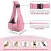 Petloft Reversible Small Dog Carrier - Adjustable Hands-Free Sling for Pets (Light Pink) - Buy Online on GoSupps.com