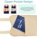 Organic Castor Oil Pack Kit for Liver Support Washable Rigid Packs with Adjustable Strap & Castor Oil Included Khaiki Beige - Buy Online on GoSupps.com