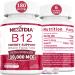 Vitamin B12 Sublingual 10000 mcg Bioactive B12 Vitamins Methyl B12 Methylcobalamin B12 Sugar Free Fast Dissolve Tablets Vegan B12 Support Energy Benefit Brain Function Metabolism 180 Cts