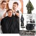 FEBSNOW Professional Hair Cutting Cape Set - Salon Cape for Styling and Coloring - 3 Pcs Hairdressing Accessories - Buy Online on GoSupps.com