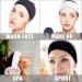 Buy 2-Piece Spa Hair Band Set | Terry Cloth Makeup & Sports Headband for Yoga | Black & White - Buy Online on GoSupps.com