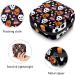 Halloween Skull Black Sanitary Napkin Storage Bag - Portable Period Bag for Women and Teen Girls - Multi-colored - 1Pcs - Buy Online on GoSupps.com