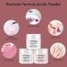 Acrylic Nail Kit: Lavender Violets 12 Colours Nude Pink Glitter Set for Nail Extension - Beginner Kit - Buy Online on GoSupps.com