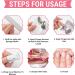100 Pcs Nail Foil Wrap with Pre Attached Lint Free Cotton Pad - Easy & Effective Gel Nail Polish Removal at Home - Buy Online on GoSupps.com