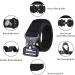 Tactical Belt 4 Pack | Military Style Riggers Belts with Metal Buckle | Heavy-Duty & Quick-Release | Includes 4 Molle Key Ring Holders - Buy Online on GoSupps.com