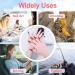 NXJ INFILILA UV Gloves for Nails Anti UV Light Gloves for Gel Nails Professional UPF 99+ UV Protection Gloves for Gel Manicure Skin Care Fingerless Gloves for Protecting Hands from UV Nail Lamp - Buy Online on GoSupps.com