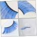 FRCOLOR 2 Pairs Blue Long Eyelashes Halloween Eyelashes Costume Dramatic Long Lashes Handmade False Eyelashes Makeup Long Fake Eyelashes Adhesive Eyelash Paper Cut Aldult 3d - Buy Online on GoSupps.com