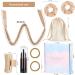 Heatless Curlers Headband 7 PCS Heatless Curls Set Soft Velour Heatless Hair Curler Hair Curlers No Heat for Short & Long Hair (Khaki 7Pcs) - Buy Online on GoSupps.com