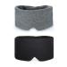 FRESHME Sleep Mask Blackout - Handmade Cotton Sleep Mask for Sleeping Black Soft Eye Cover for Sleeping with Adjustable Veclro Breathable Eye Blindfold Eye Mask for Women Men Night Nap Trave