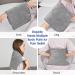 JKMAX Heating Pad for Back Pain Relief - 10 Heat Settings - Moist/Dry Heat Therapy - Machine-Washable - 12x24 Inch Grey - Buy Online on GoSupps.com