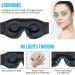 Wireless Bluetooth Sleep Music Eye Mask - 3D Blackout Headset with Breathable Stereo Sound - Buy Online on GoSupps.com