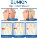 DIZHIGE Projoint Bunion Relief Socks - Orthopedic Compression Bunions Socks for Health - 5 Pair White Antibunions Toe Alignment Socks - Buy Online on GoSupps.com